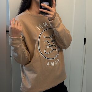 Fendi Cotton Crewneck Sweatshirt